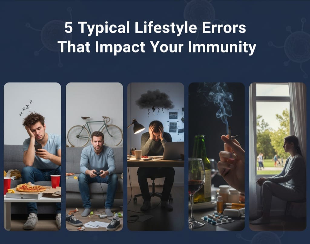 5 Typical Lifestyle Errors That Impact Your Immunity 